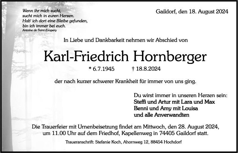 Traueranzeige_KF_Hornberger